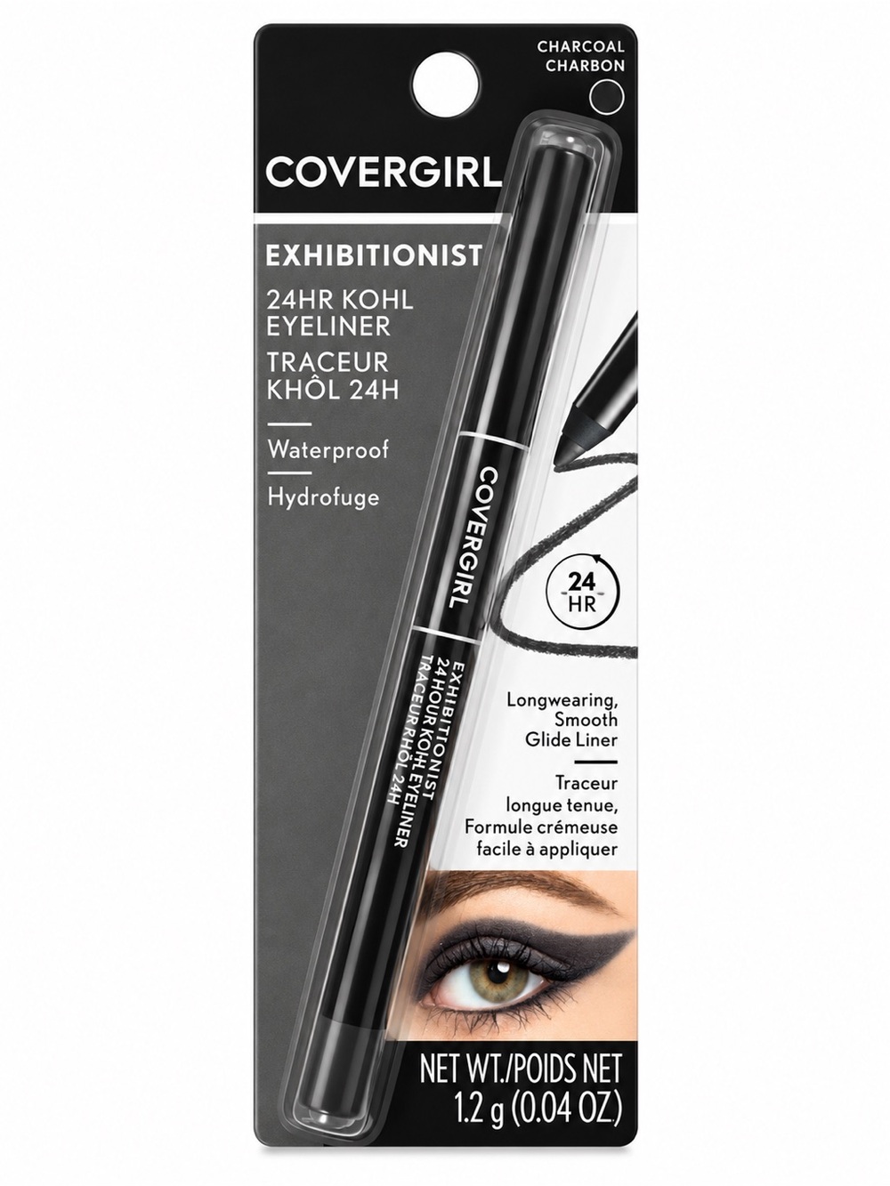 COVERGIRL Exhibitionist 24HR Kohl Eyeliner Waterproof Charcoal